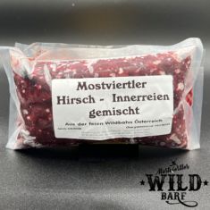 Hirsch Innereien gemischt (500g) gewolft