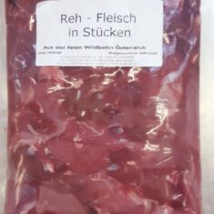 REH - FLEISCH in Stücken    ---     Premium Lebensmittel / 1kg