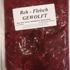 Reh - Fleisch GEWOLFT/ 1kg/ extra Mager